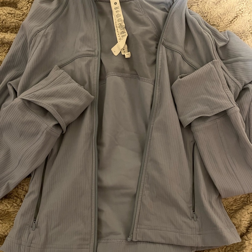 Lululemon BLUE/Gray Zip-Up Jacket